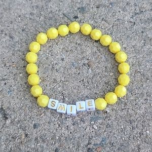 Yellow bracelet